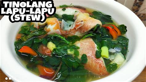 lapu lapu fish benefits|Tinolang Lapu.